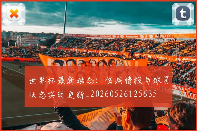 世界杯最新动态:伤病情报与球员状态实时更新_20260526125635